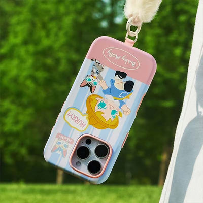 POP MART Baby Molly & Baby Tabby Series Phone Case 15proMax 16pro 16pro Max