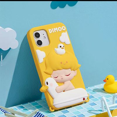 POP MART DIMOO Pets Vacation Series-Phone case Protective Shell for iPhone 13/13pro/ Pro Max