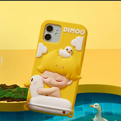 POP MART DIMOO Pets Vacation Series-Phone case Protective Shell for iPhone 13/13pro/ Pro Max