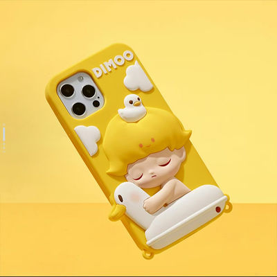 POP MART DIMOO Pets Vacation Series-Phone case Protective Shell for iPhone 13/13pro/ Pro Max