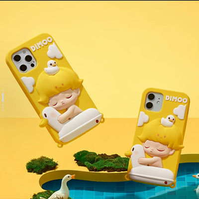 POP MART DIMOO Pets Vacation Series-Phone case Protective Shell for iPhone 13/13pro/ Pro Max
