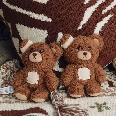 100% Authentic PopMart Hirono Living Wild Plush Bear Cute Dolls in Newest Style Hot Collectible Keychains Toys