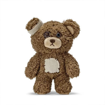 100% Authentic PopMart Hirono Living Wild Plush Bear Cute Dolls in Newest Style Hot Collectible Keychains Toys