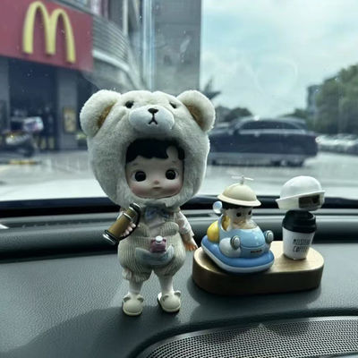 Pop Mart HACIPUPU Captain Bear Action Figure  Doll Cute Doll Toy Gift Decoration