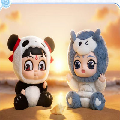 PVC Vinyl Face Plushies Blind Box Authentic Genuine Pop Mart Ne Zha 2 Magic Doll Figure Toy Collectible Box Set
