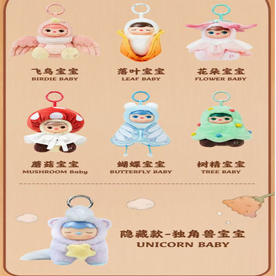 Original Popmart Pucky Forest Party Series Vinyl Plush Toys Blind Box Pendant Keychain Action Figure Trendy Mystery Doll Display