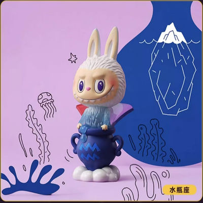 POPMART the MONSTERS Constellation Series Figures Hand-made Blind Box Fashion Ornaments Original Labubu Toys Mystery Box Dolls