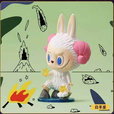 POPMART the MONSTERS Constellation Series Figures Hand-made Blind Box Fashion Ornaments Original Labubu Toys Mystery Box Dolls