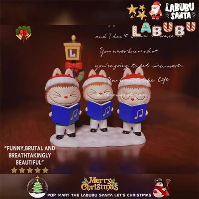 Official Genuine Bubble Mart POP MART LABUBU Together Christmas Series Together Christmas Blind Box