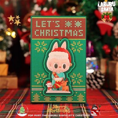 Official Genuine Bubble Mart POP MART LABUBU Together Christmas Series Together Christmas Blind Box