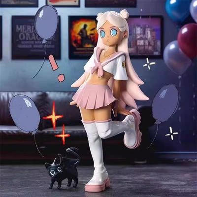 POP MART Official Peach Riot Rise up Series Blind Box Action Figure Cute Cartoon Mystery Dolls Trendy Toys Decoration Display