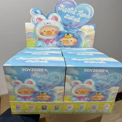 LuLu Pig Second Generation Winter's Embrace Series Blind Box Vinyl Dolls Cartoon Lulu Piggy Pig Cosplay Pendant