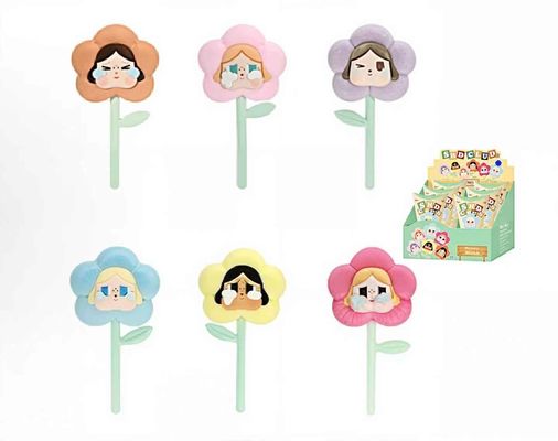 2025 Trending Products Sad Club Series Embroidered Flower Embroidered Flower Plush Animal Toys Soft Stress Relief Toys