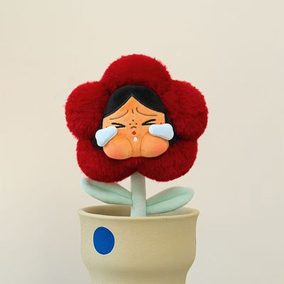 2025 Trending Products Sad Club Series Embroidered Flower Embroidered Flower Plush Animal Toys Soft Stress Relief Toys