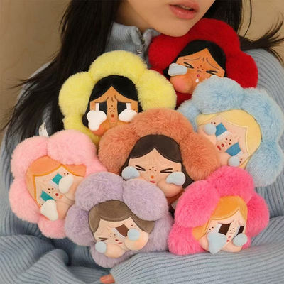 2025 Trending Products Sad Club Series Embroidered Flower Embroidered Flower Plush Animal Toys Soft Stress Relief Toys