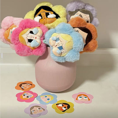 2025 Trending Products Sad Club Series Embroidered Flower Embroidered Flower Plush Animal Toys Soft Stress Relief Toys