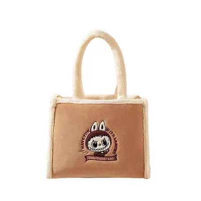 Hot Sale 100% Original POP MART Classic Bag Series- LABUBU Plush Tote Bag Cartoon Labubu Plush Bags