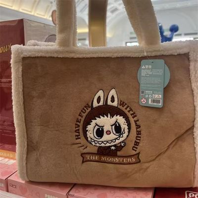 Hot Sale 100% Original POP MART Classic Bag Series- LABUBU Plush Tote Bag Cartoon Labubu Plush Bags