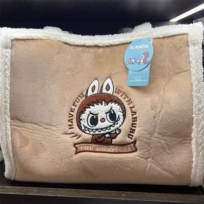 Hot Sale 100% Original POP MART Classic Bag Series- LABUBU Plush Tote Bag Cartoon Labubu Plush Bags