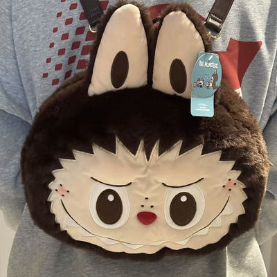 Cartoon New Labubu Backpacks Plushie Cuddly Labubu Dolls and Backpacks Cute Plush Labubu Backpack Doll