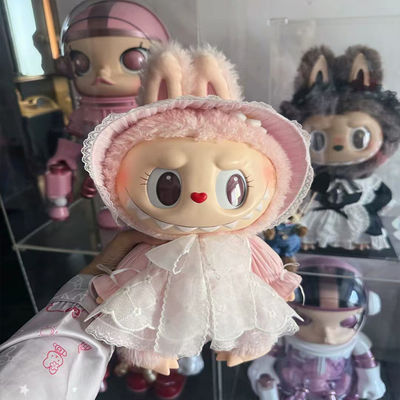 Original 38cm POPMART LABUBU Big Mokoko Close to Sweet Vinyl Plush Doll 38cm Big Toys