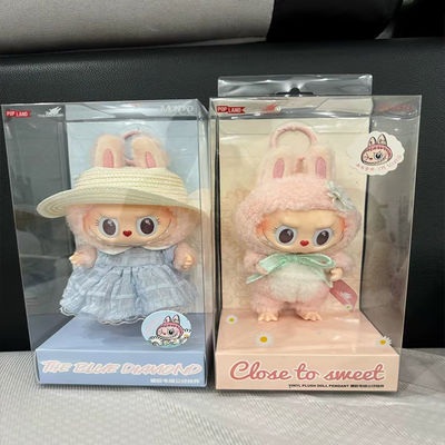 MOKOKO Sweet Princess Labubu Plush Figure Keychains Cartoon Pink Monsters Gift Blind Box POP MARTS Toys for Kids Birthday Gifts