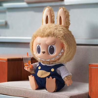 Wholesale 100% Original POP MART Labubu 38cm Time To Chill Doll Cute Model Labubu Toy Home Decoration Vinyl Plush Toy