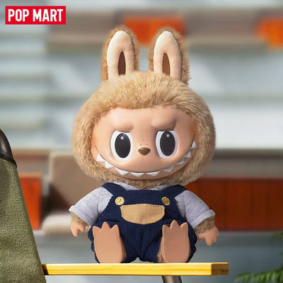 Wholesale 100% Original POP MART Labubu 38cm Time To Chill Doll Cute Model Labubu Toy Home Decoration Vinyl Plush Toy