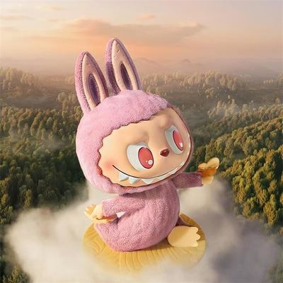 POP MART Official Store Original Labubu Lazy Yoga Series Mystery Blind Box the MONSTERS Labubus Macaron Popmart Plush Dolls Toy
