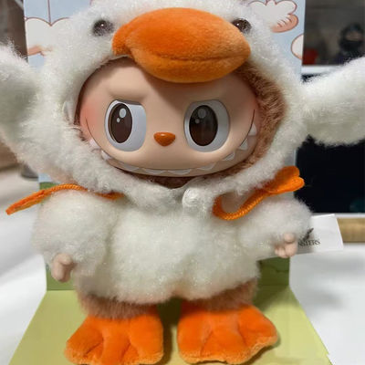 Genuine POP MART Labubu the Monsters Forest Fairy Tale Series Card Pendant Exchange Collectable Toys Animation Furry Soft Gifts