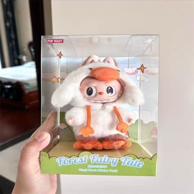 Genuine POP MART Labubu the Monsters Forest Fairy Tale Series Card Pendant Exchange Collectable Toys Animation Furry Soft Gifts