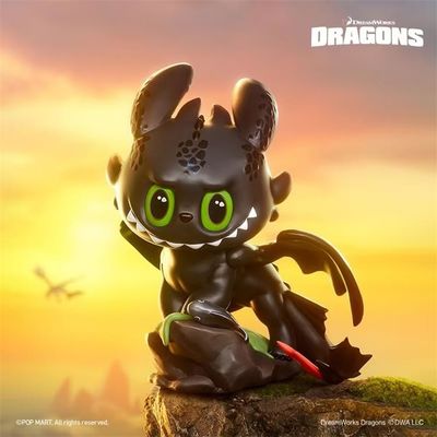 The Monsters Labubu How to Train Your Dragon Hand-Made Doll Ornament Gift Desktop Decoration Figure Birthday Gift Pop Mart