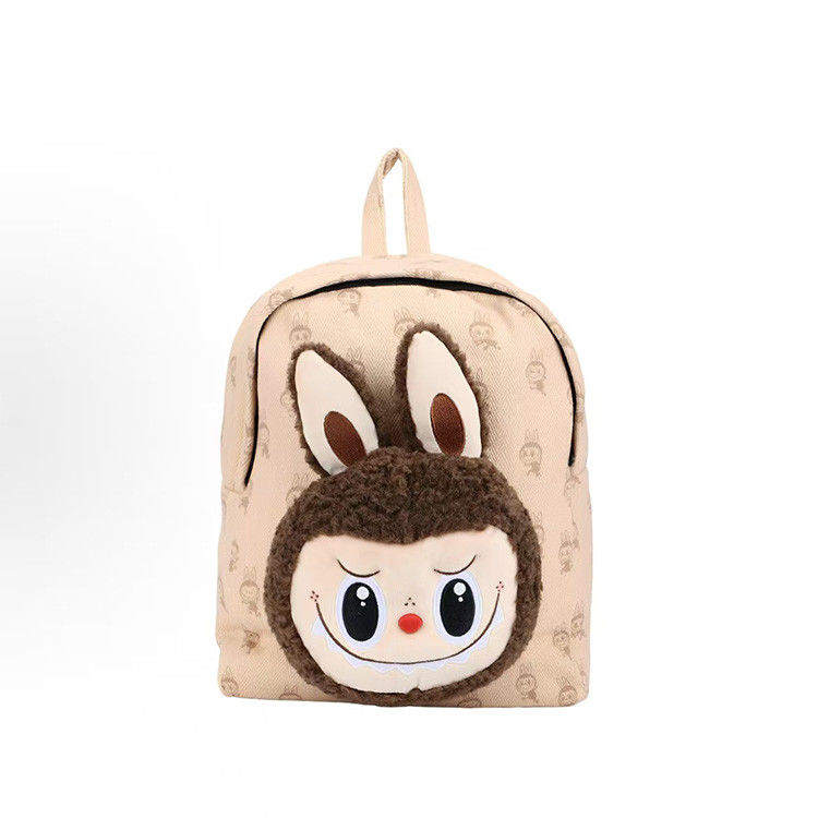 LABUBU Character Large Capacity Backpack Cute Popular Style Children'S Schoolbag Girls Outdoor Travel Portable Carry Bag