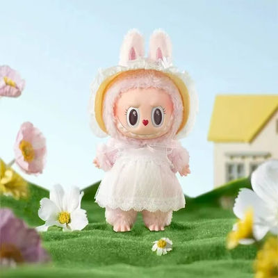 Popular Monster Cute Doll Labubu Blind Box Keychain Bag Pendant Toy Action Figure Stuffed Plush Toy