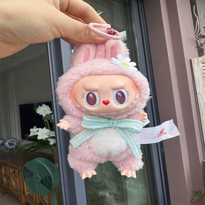 MOKOKO Sweet Princess Labubu Plush Figure Keychains Cartoon Pink Monsters Gift Blind Box POP MARTS Toys for Kids Birthday Gifts